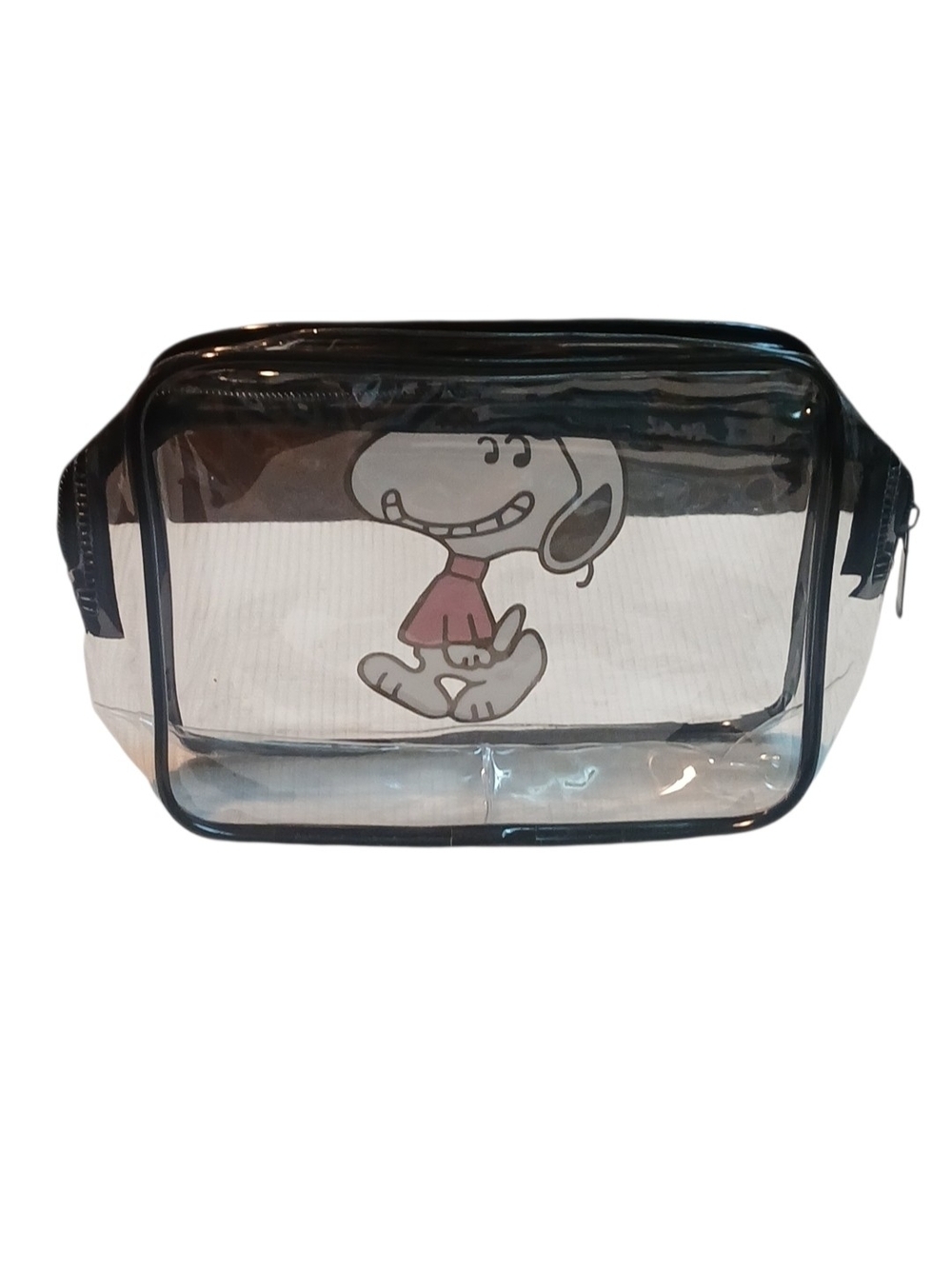 Peanuts - Snoopy NWT, Quality PVC, See Through Travel Organizer Bag,TSA Approved - Picture 2 of 9